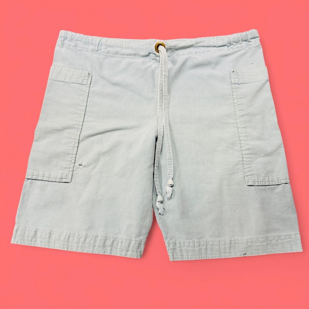 Pastel Green Vintage 80’s Surf Shorts Beachwear Surfwear Men’s Large